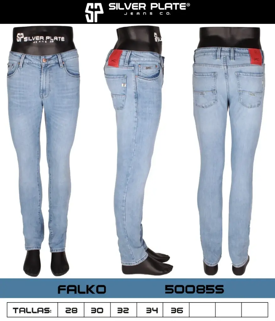 JEANS FALKO SILVER PLATE 50085S