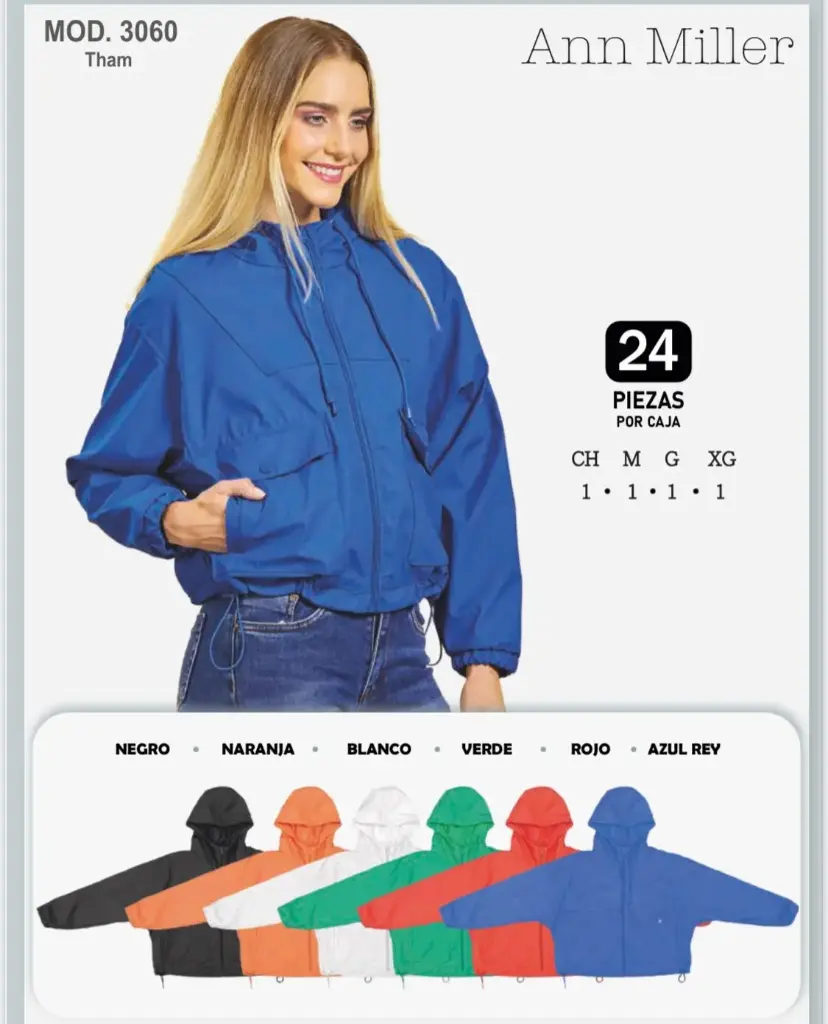 CHAMARRA ANN MILLER 3060 (CAJA 24PZ)