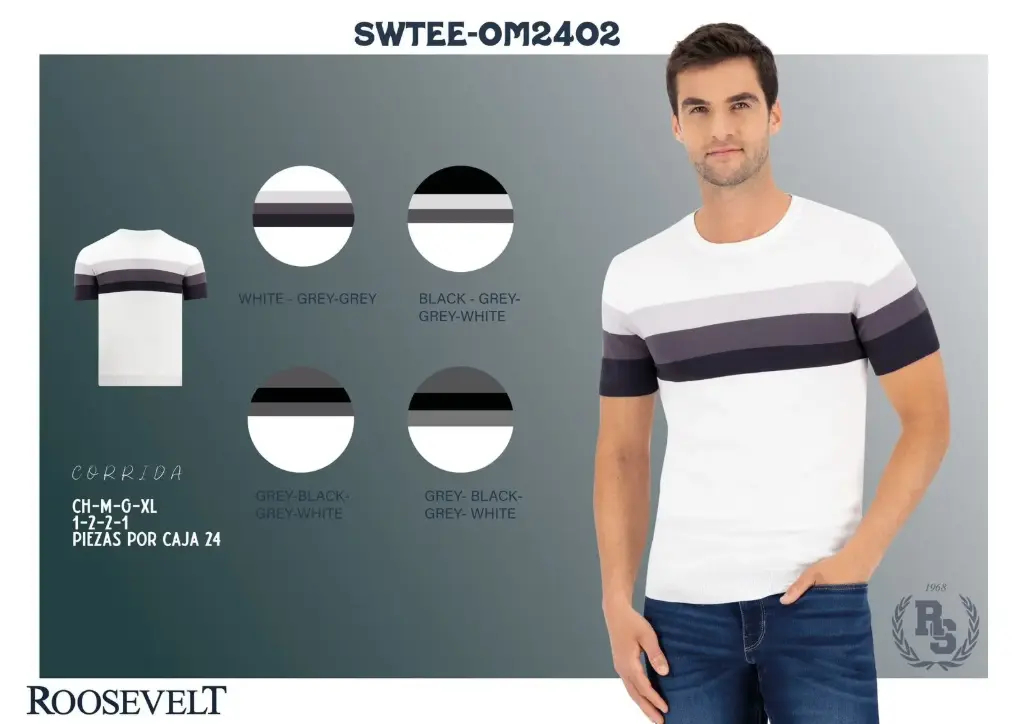 PLAYERA ROOSEVELT SWTEE 2402
