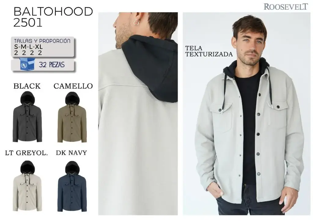 CHAMARRA ROOSEVELT BALTO HOOD 2501 