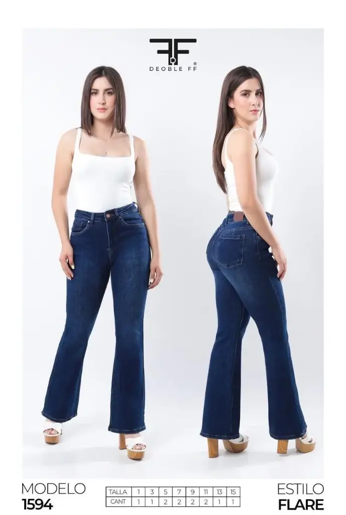JEANS DOBLE FF 1594