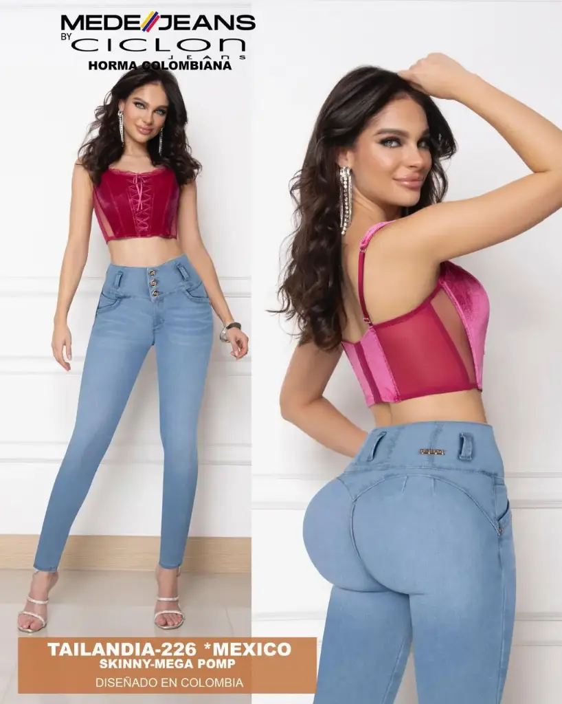 MEDE JEANS TAILANDIA 226  (PAQ 14PZ)