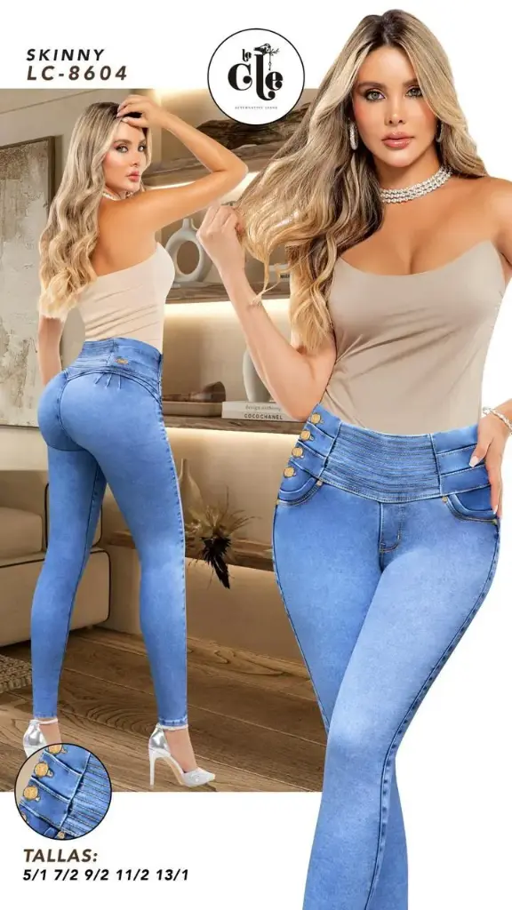 JEANS LE CLE MODA 8604 (PAQ 8PZ)