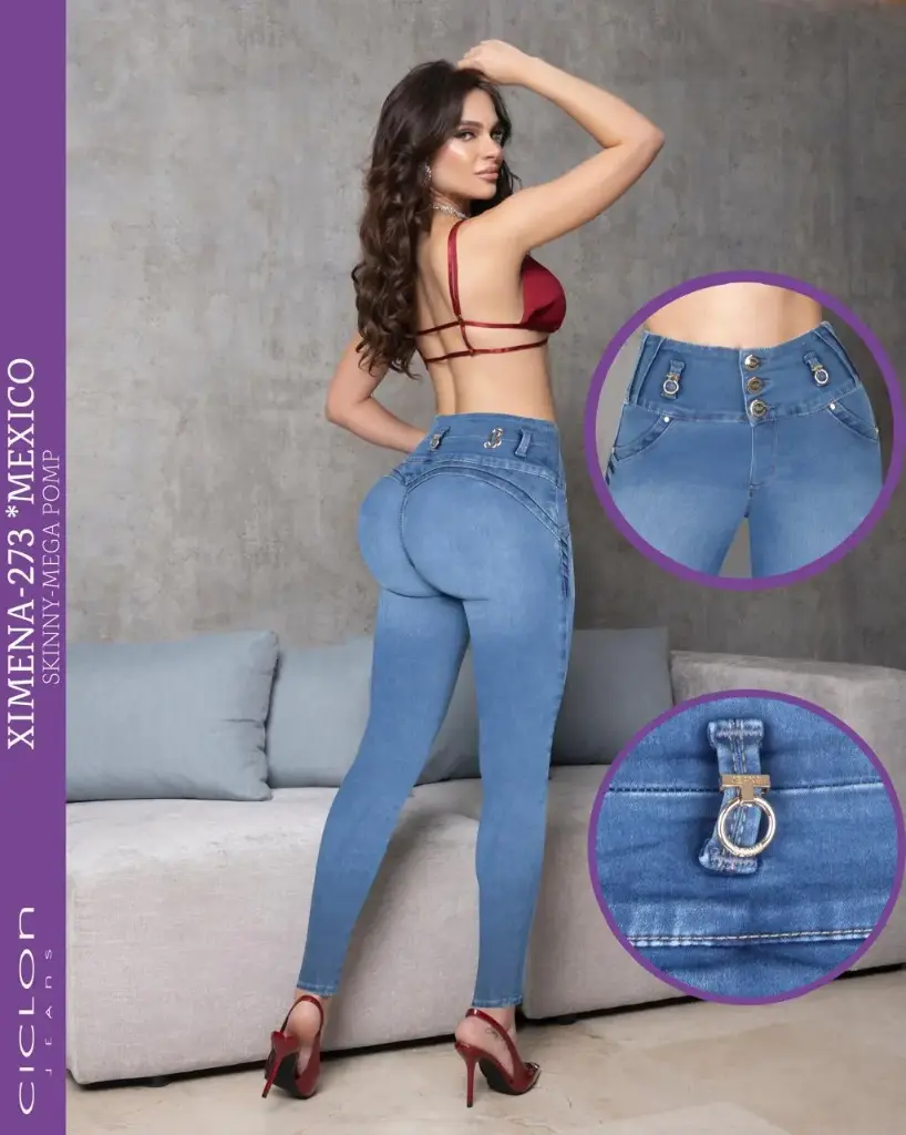 JEANS CICLON XIMENA 273 (PAQ 19PZ)