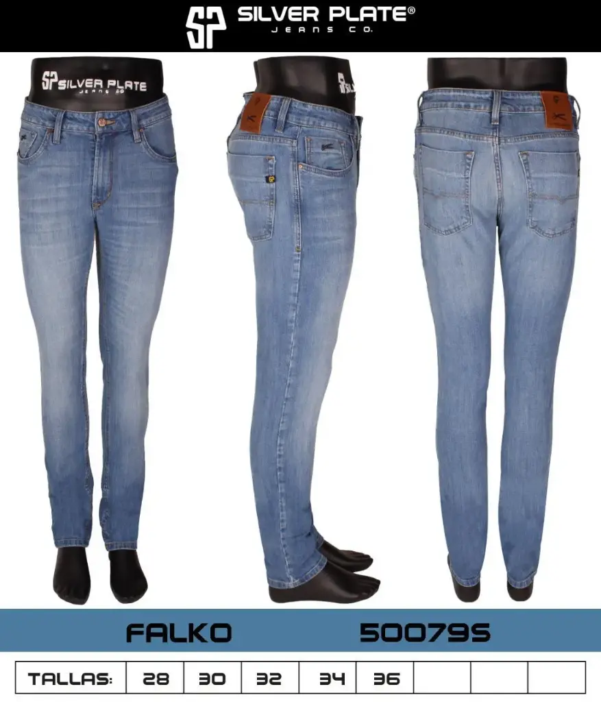 JEANS FALKO SILVER PLATE 50079S 