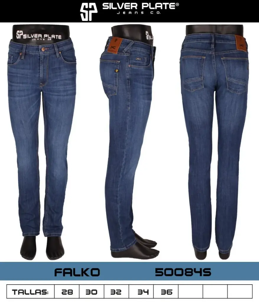 JEANS FALKO SILVER PLATE 50084S