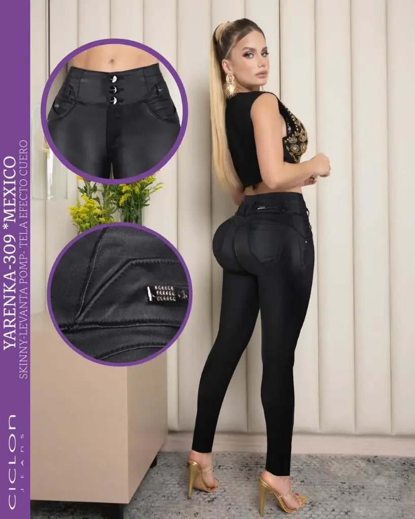 JEANS CICLON YARENKA 309 (PAQ 17PZ)