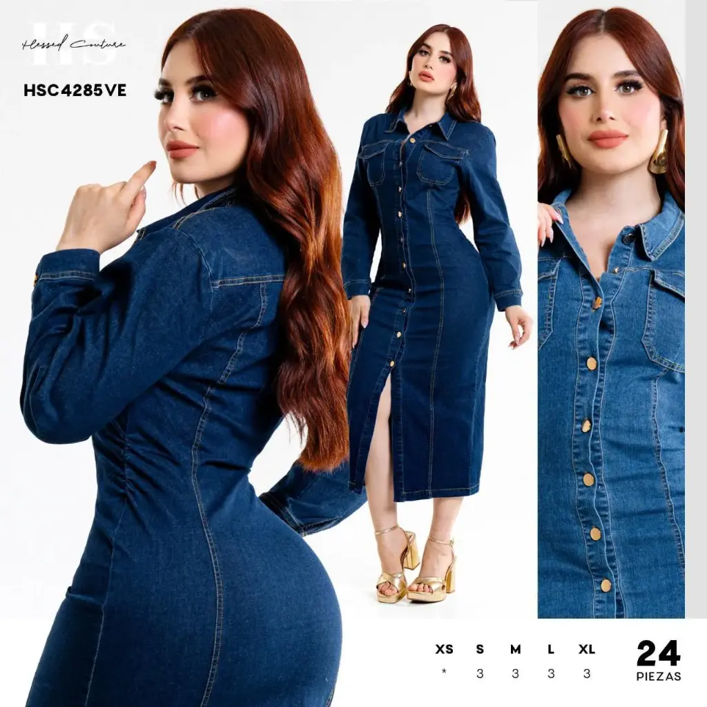 VESTIDO HS 4285 (CAJ 24PZ)