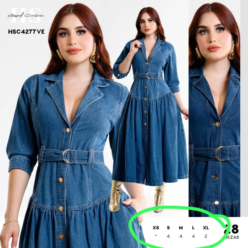 VESTIDO HS 4277 (CAJ 28PZ)