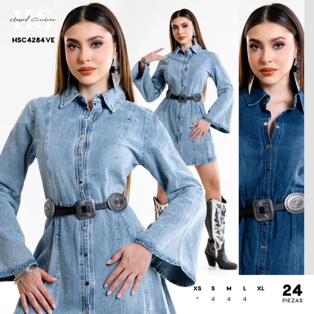 VESTIDO HS 4284 (CAJ 24PZ)