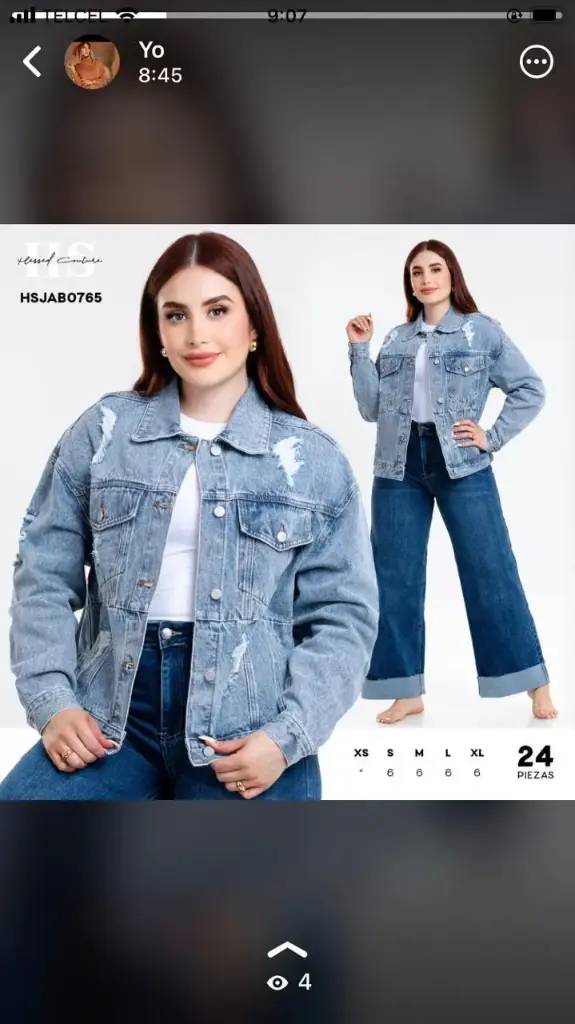 CHAMARRA HS 0765 (CAJ 24PZ)